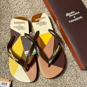 Havaianas x Barbie Ferreira sandals.